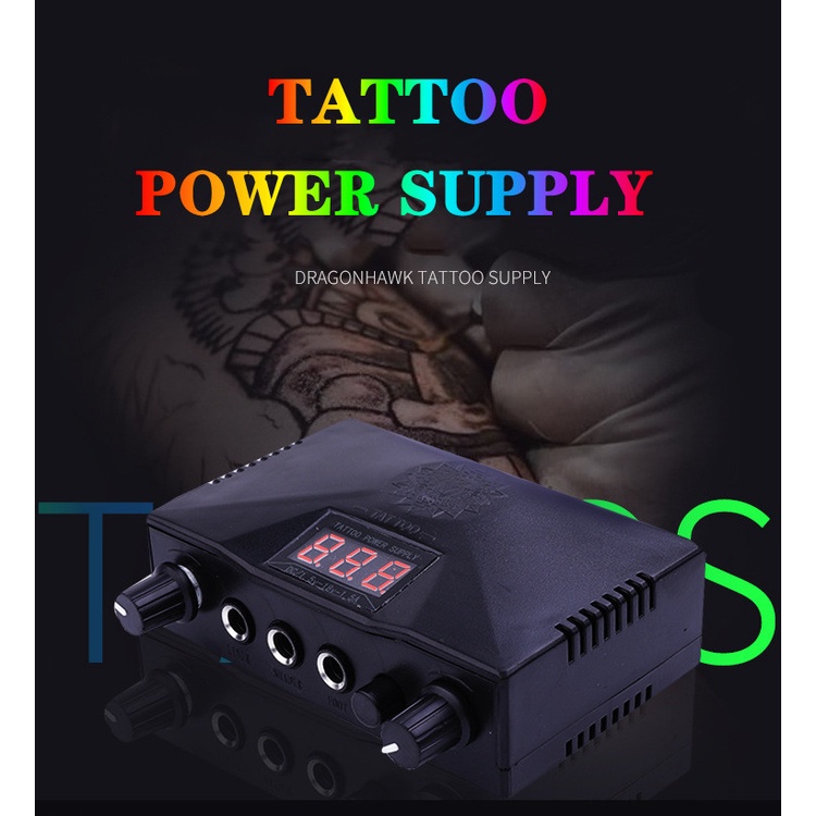 【Fast Delivery】 Double Led Display Tattoo Power Supply and Dynamic