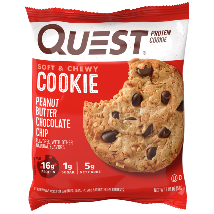 Quest Nutrition Protein Cookie -High Protein, Low Carb,Keto Friendly ...