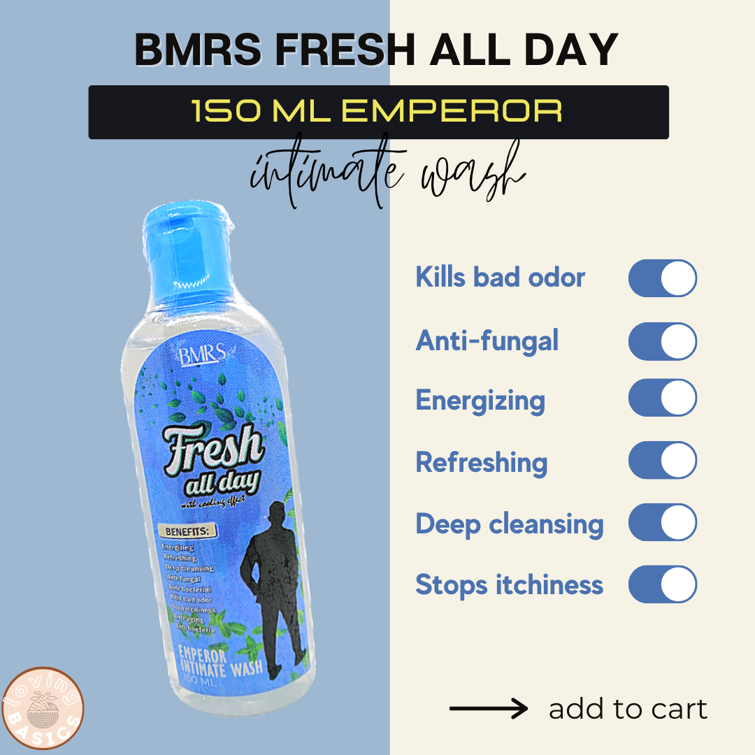 BMRS Fresh All Day 150ML Emperor Intimate Wash For Men | Lazada PH