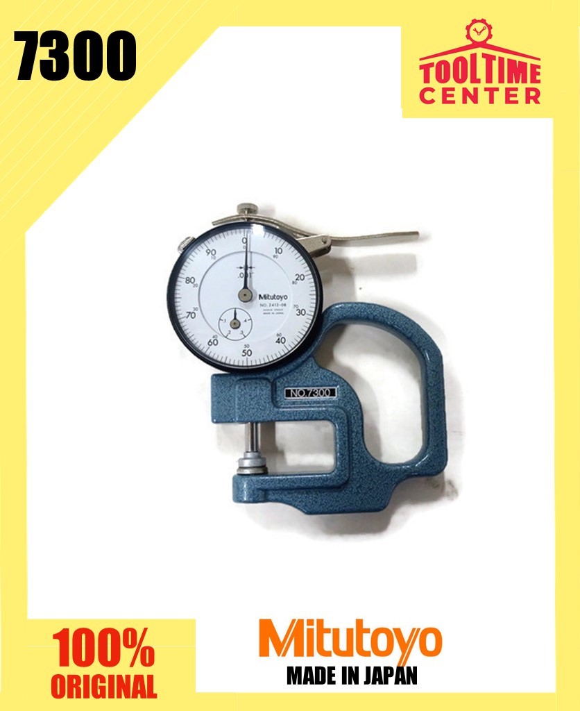Mitutoyo Dial Thickness Gage Range 00.5" Model7300 Made in Japan