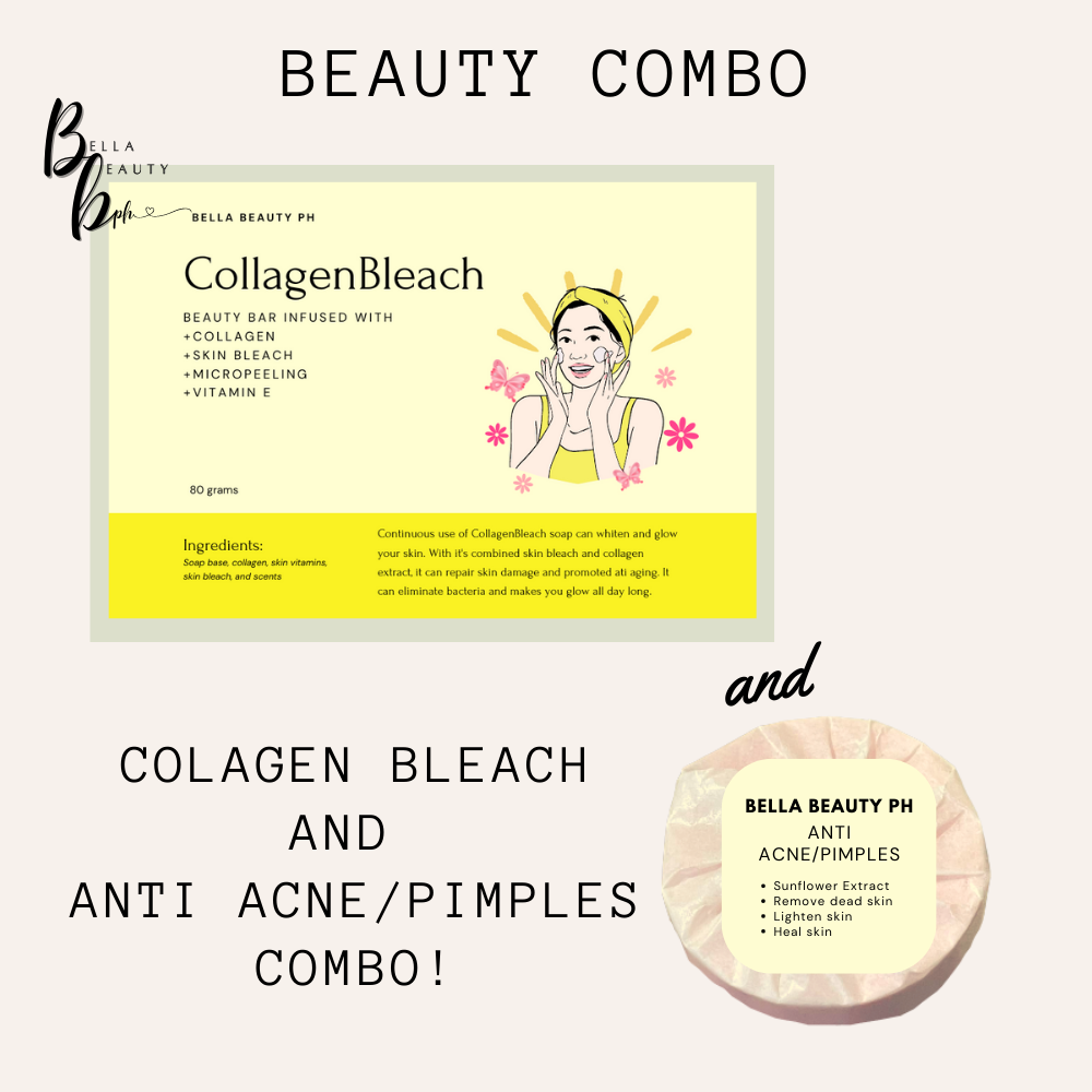 Collagen Bleach and Anti Acne/Pimple Combo! Beauty and Glow up soap