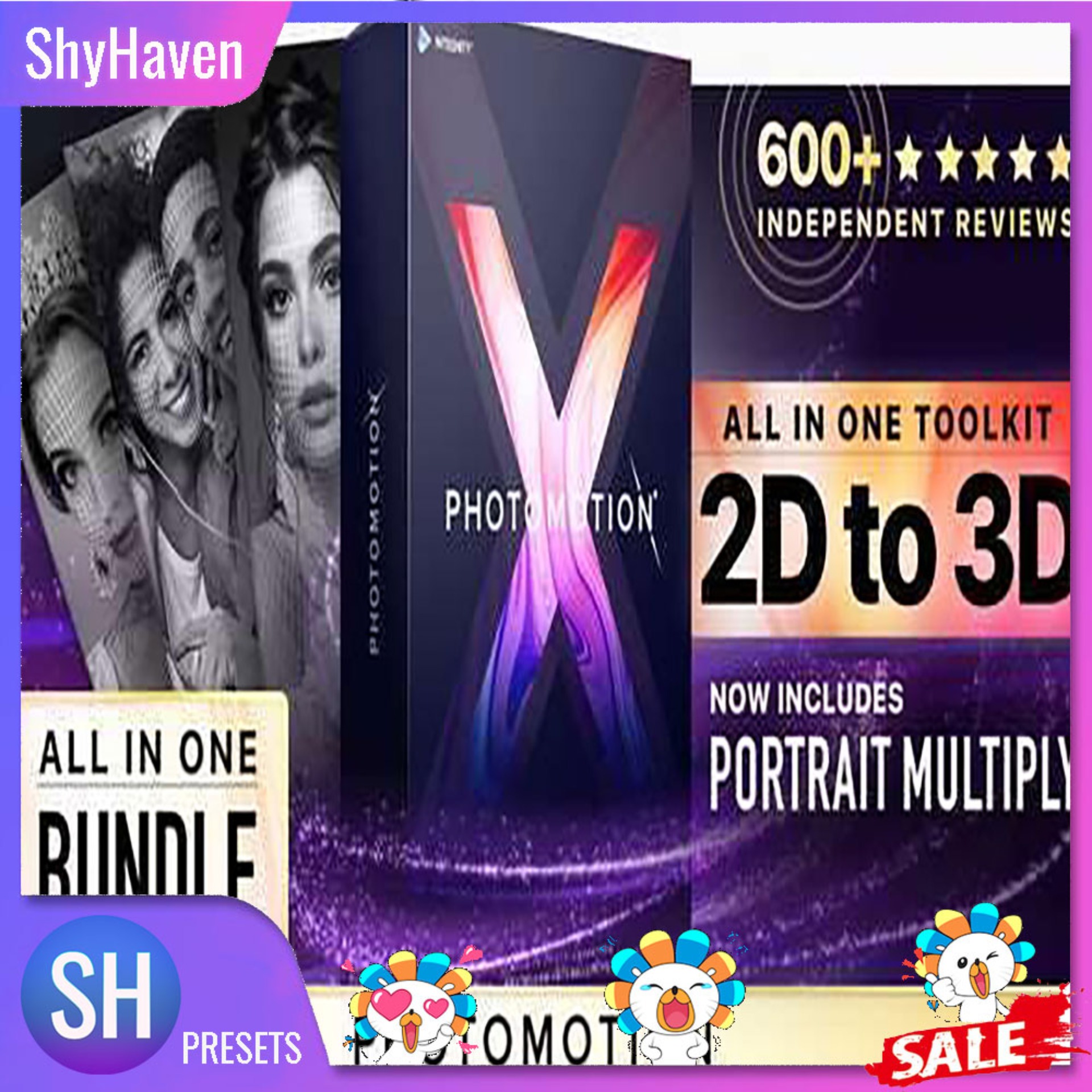 Photomotion X - Biggest Photo Animation Toolkit (5 in 1) - Video Editing /  Video Effects / Pre Render / Preset / After Effects Templates / Videohive  13922688 | Lazada PH