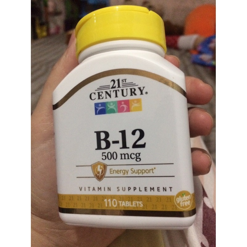 Vitamin B12 nerves and blood cells support. 1000 mcg2500mcg 110