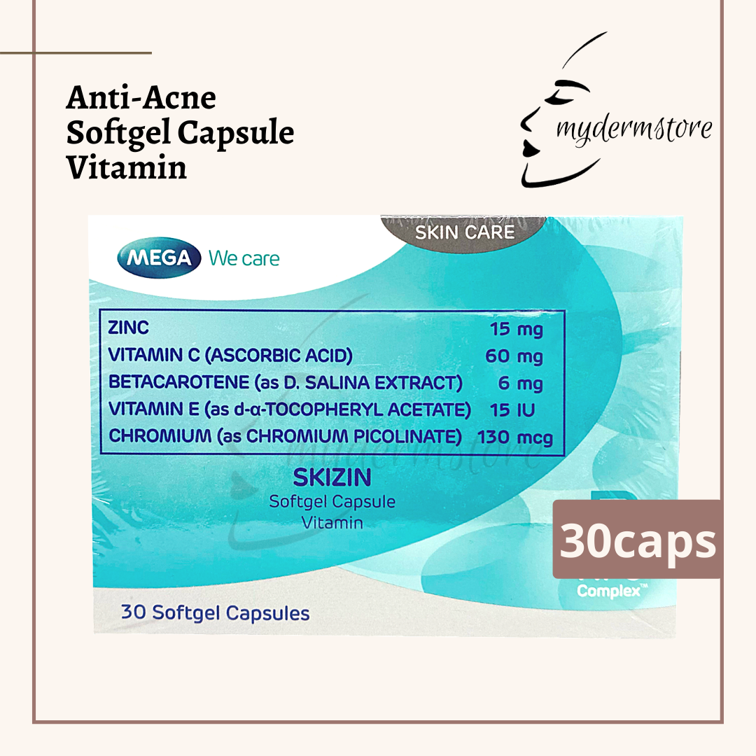 SKIZIN Anti Acne Anti Pimple Softgel Capsule Vitamin 30 capsules