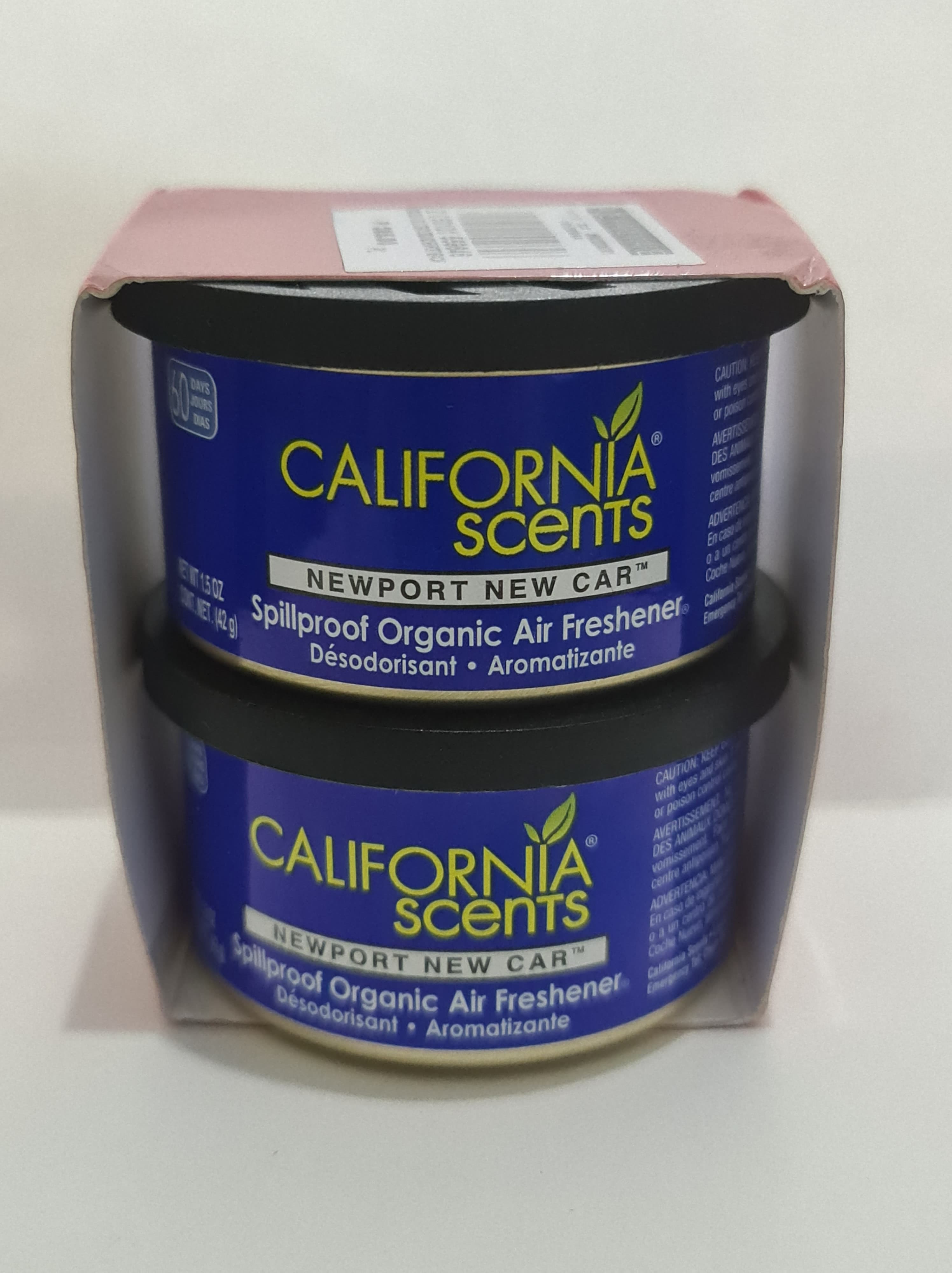 Authentic California Scents Newport New Car Air Freshner Bundle of 2
