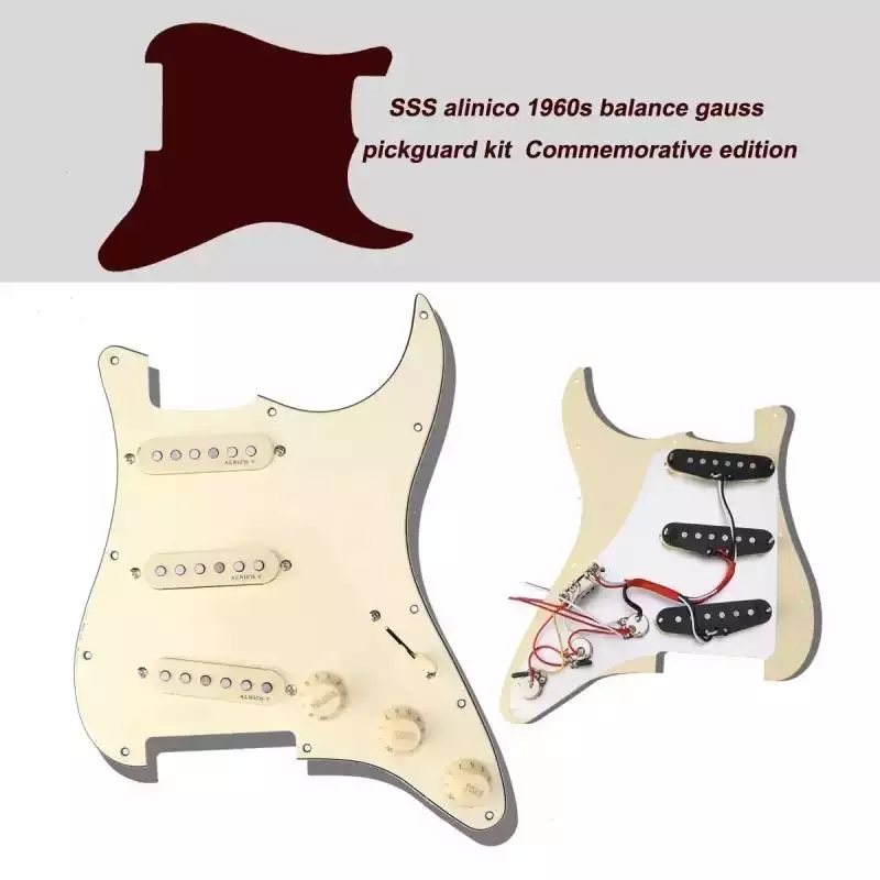 Prewired Pickguard Schrauben Set Commemorative Model Classical Prewired