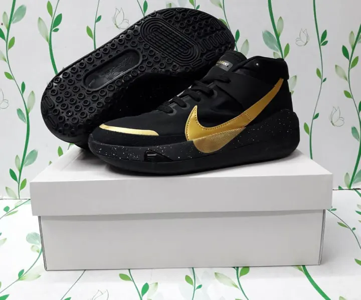 kd shoes black and gold