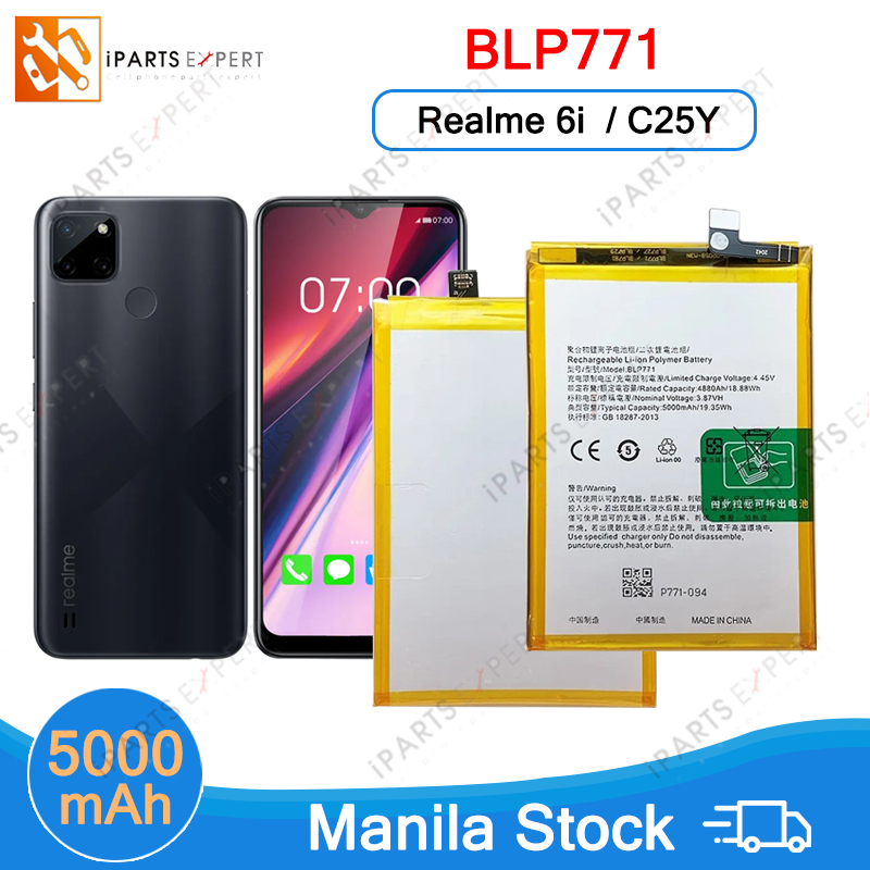 Batterie Originale Realme BLP771 Pour Realme 6i Et C25Y - Neuf Sous Blister