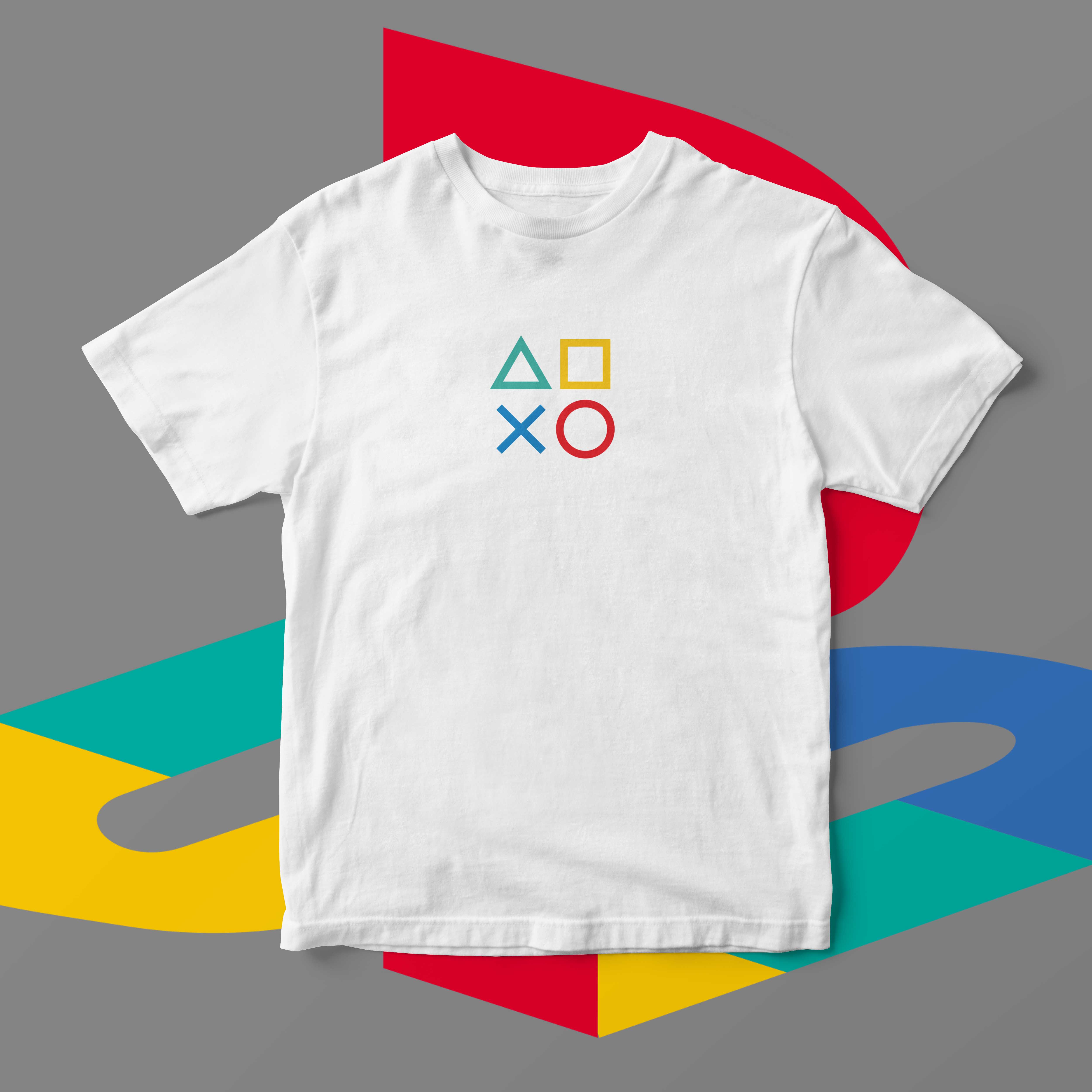 playstation button shirt