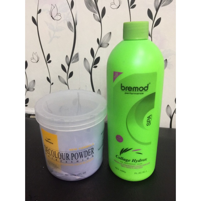 【Ready Stock】 COLISI bleaching powder and BREMOD oxidizer set Lazada PH