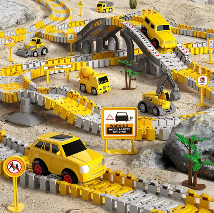 Electric Car Track DIY 3D Children Toy Car Track Car Rail Baby Toys Assembled Toy Car Lazada PH