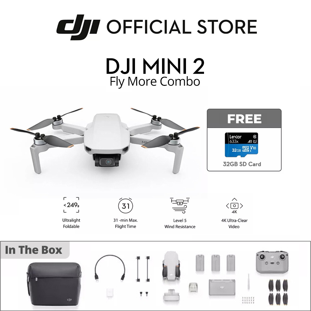 dji mini 2 sd card limit