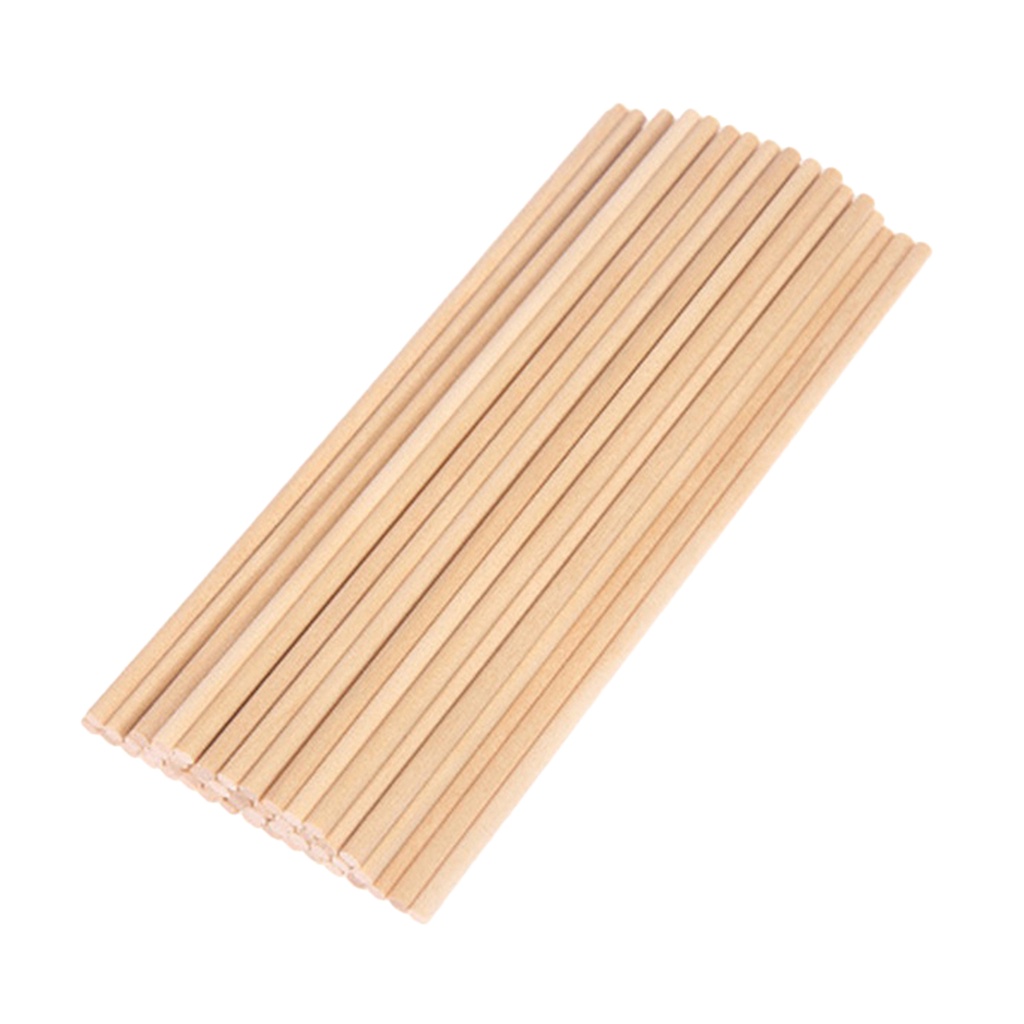 200mm Wooden Sticks Craft Sticks DIY Wooden Arts Craft Sticks Dowels