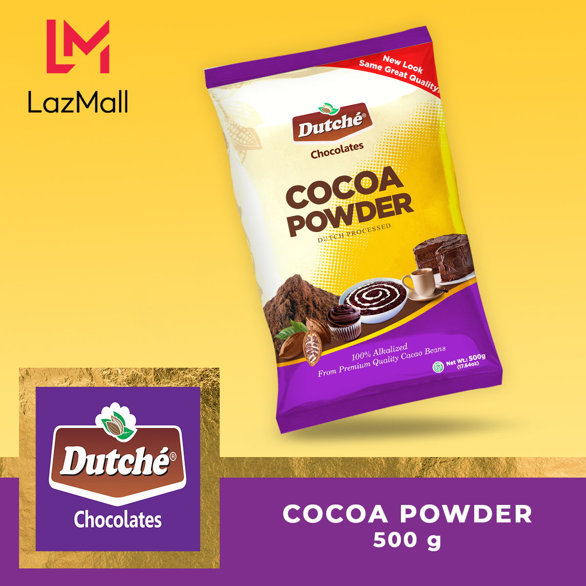 Dutche Chocolates Alkalized Cocoa Powder 500g Lazada PH