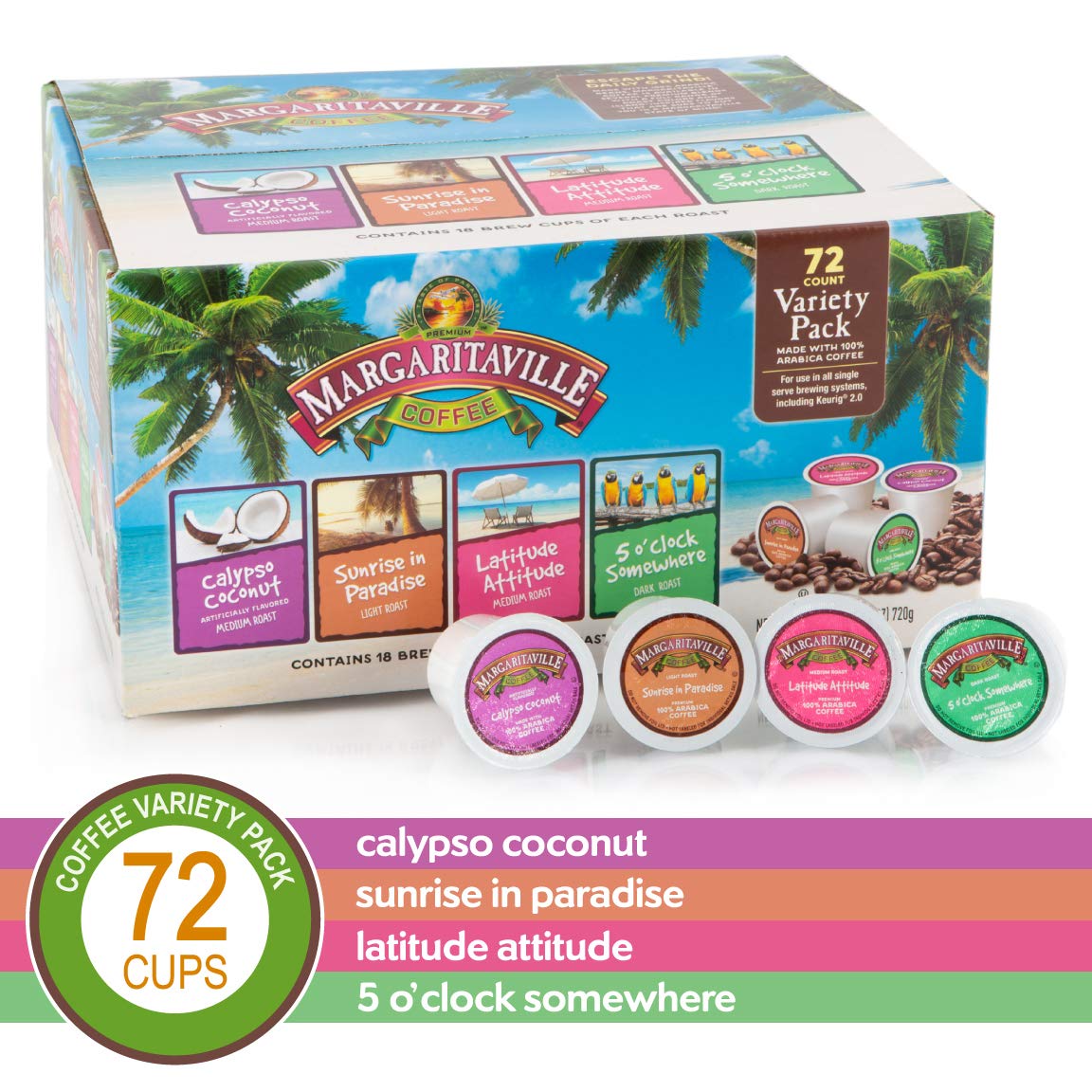 Margaritaville Variety Pack for K Cup 