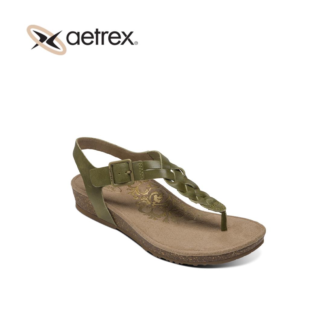 aetrex harper sandals