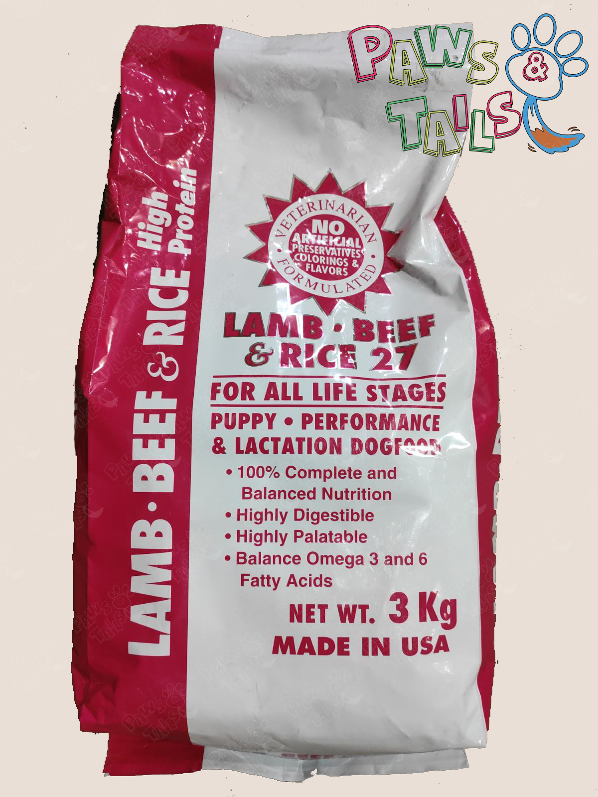 Optima Lamb, Beef and Rice Dog Food 1kg Lazada PH