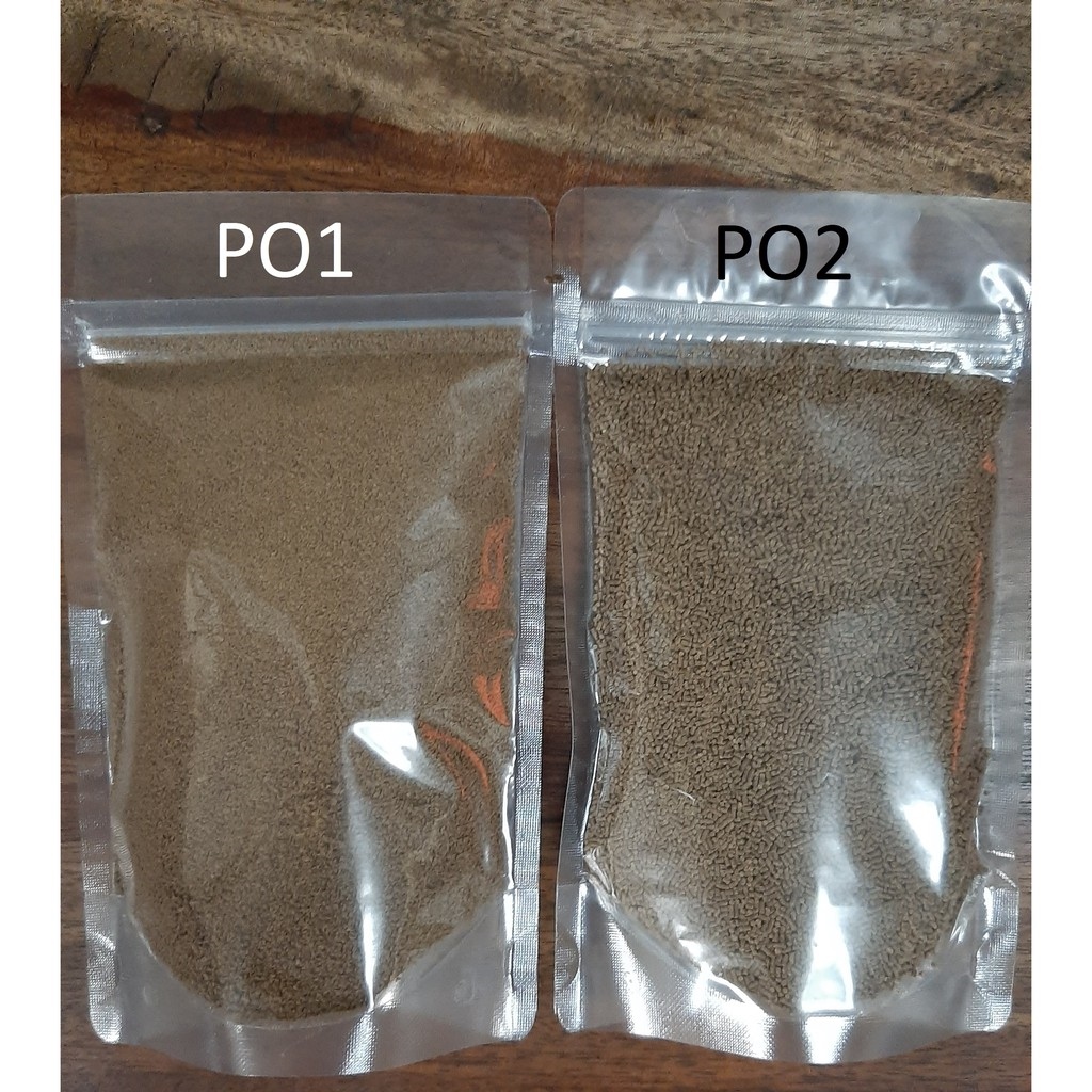 PO1 and PO2 Sinking Pellets Fish Food 100g Lazada PH