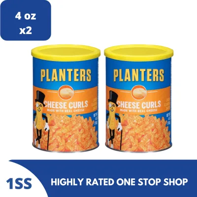 Planters Cheese Curls Made with Real Cheese, 4oz set of 2