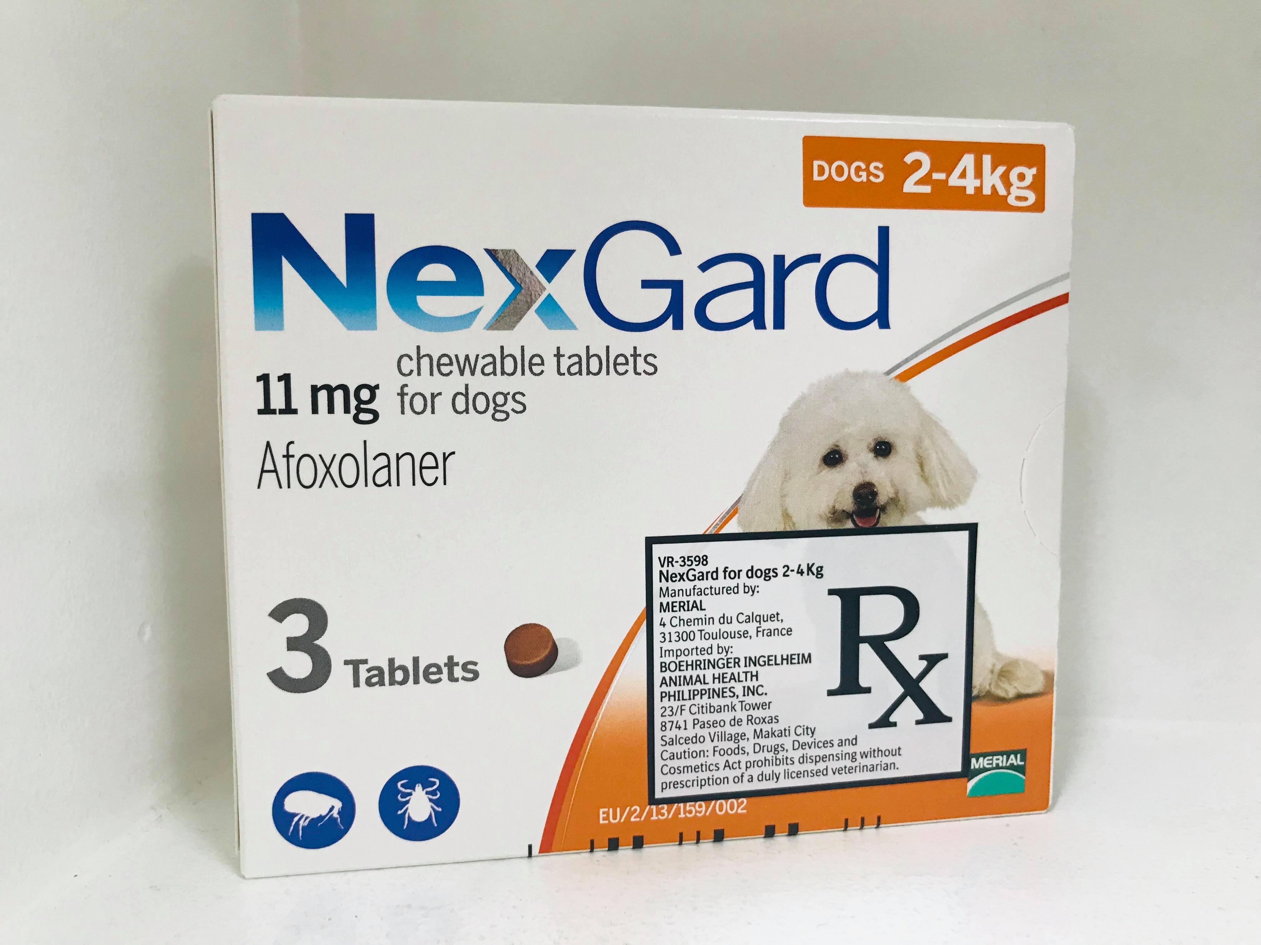 NEXGARD CHEWABLE FOR DOGS 2 TO 4 KG (1 TABLET ONLY) | Lazada PH