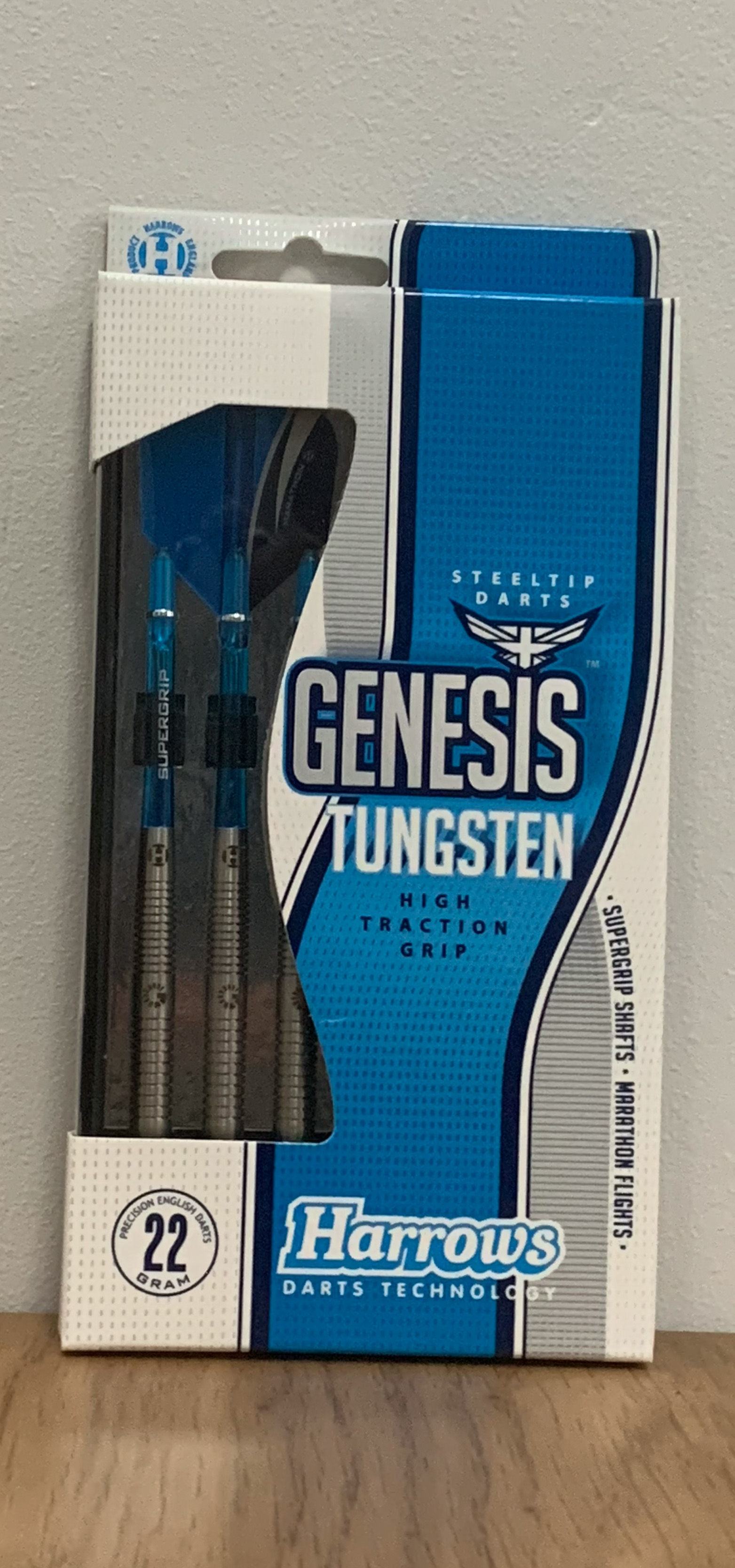 Harrows Genesis Tungsten Steel Tip High Traction Grip Darts Made in