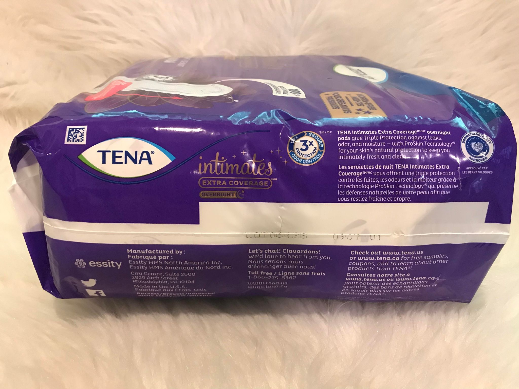 TENA Intimates Overnight Female Bladder Control Heavy Absorbency Disposable  Pad, 28 Ct