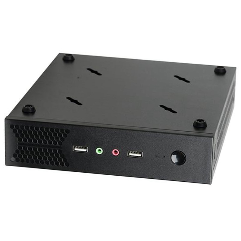 Bảng giá Mini T5 Thin Mini ITX Computer Case Black USB2.0 HTPC WIFI Antenna Ports No Power Phong Vũ