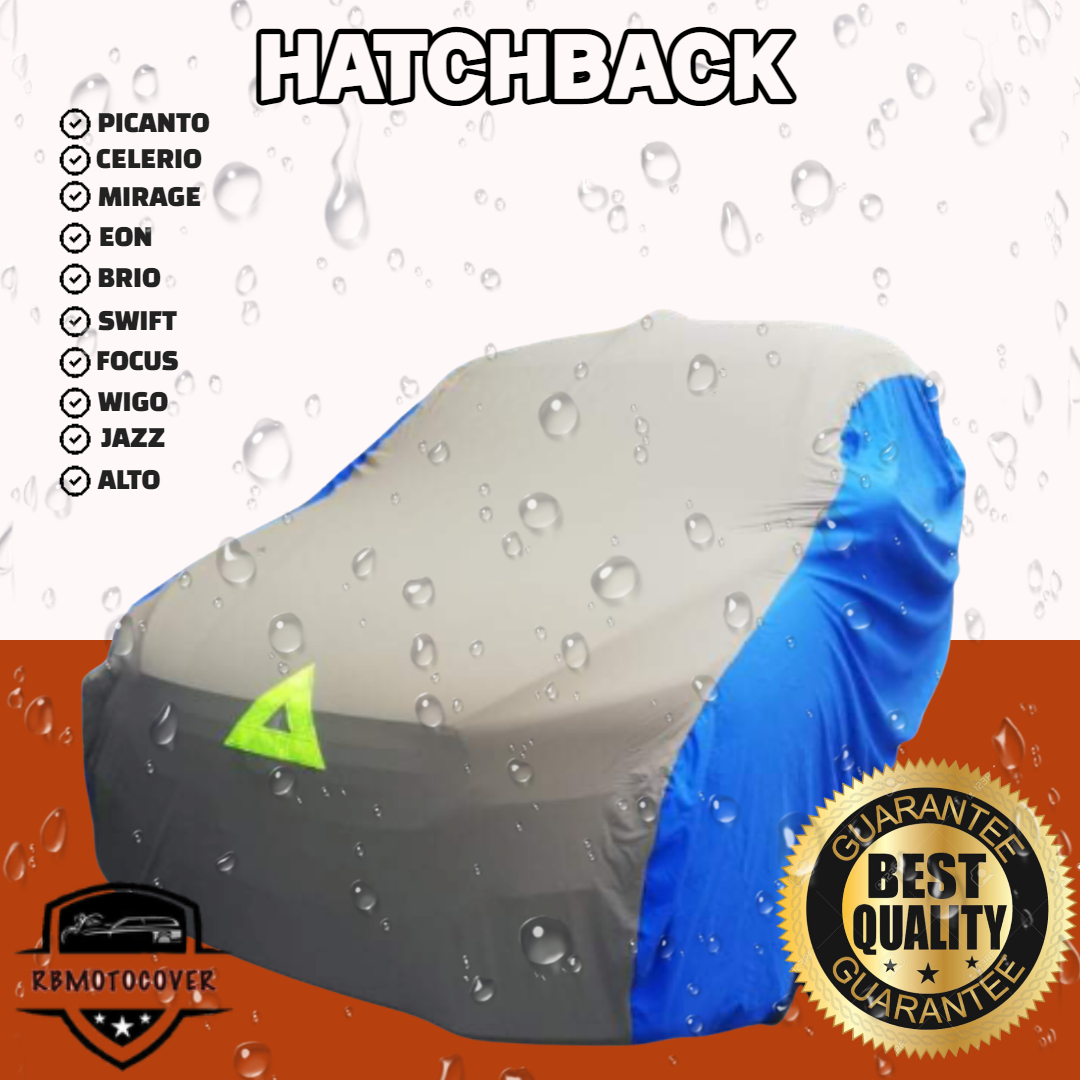 CAR COVER HATCHBACK (WIGO,PICANTO,CELERIO,FOCUS,SWIFT,JAZZ,ALTO,MIRAGE