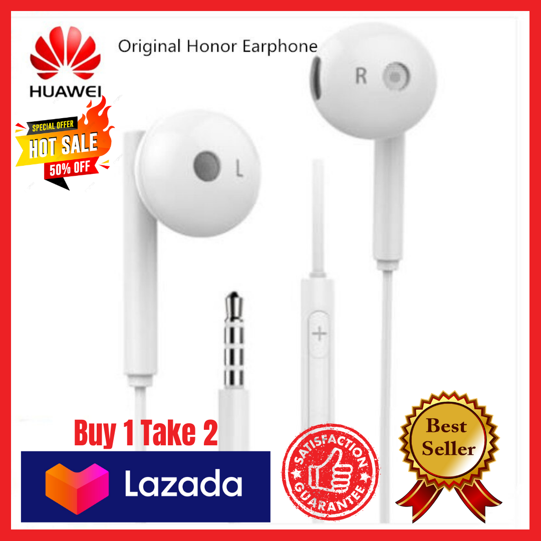 2PCS Original Huawei 3.5mm earphone in 