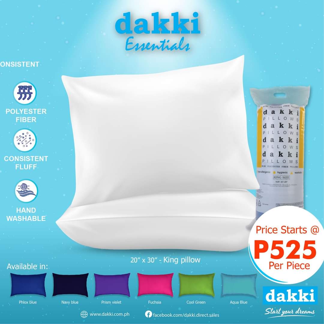 dakki pillows washable