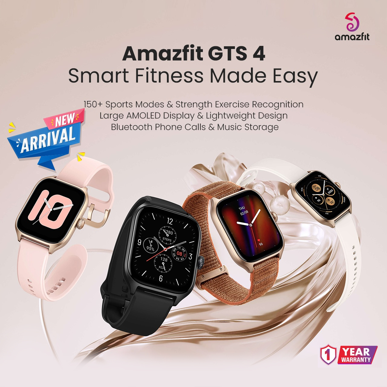 Amazfit GTS 4 review: Fitness smartwatch with big display