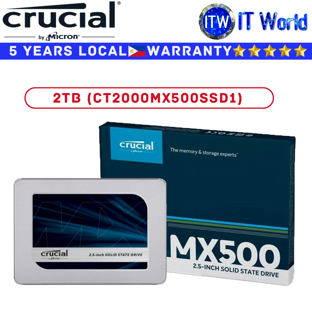 Crucial MX500 500GB 2.5インチSSD 2個セット Crucial MX500 2.5インチSSD 500GB 5本セット 【公式通販】