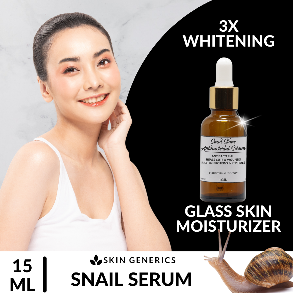 [ 3X WHITENING + VITAMIN E ] SkinGenerics Moisturizing Snail Slime