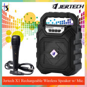 Jertech X1 Wireless Speaker with Bluetooth and Microphone