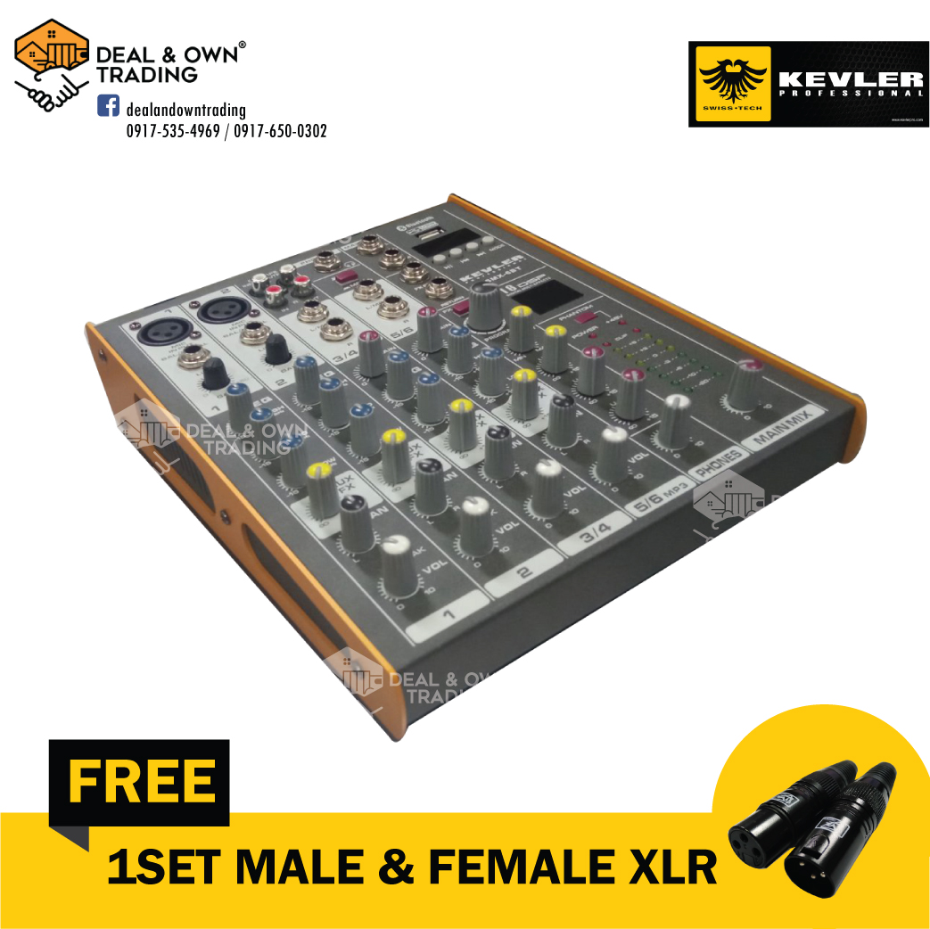 Kevler SMX6BT 6 Channel Compact Passive Mixer USB/Bluetooth Ready