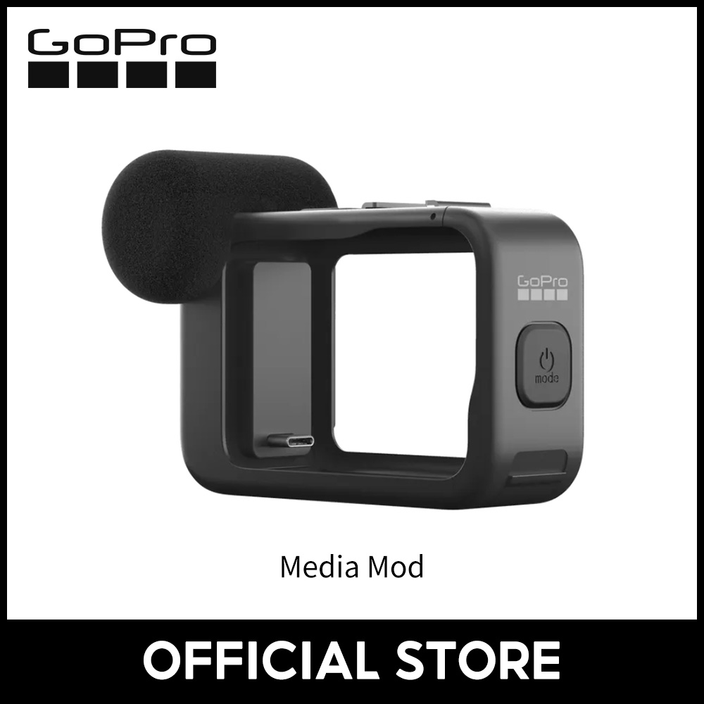 GoPro Media Mod Compatible with Hero13/12/11/10/9 Black，On-the-go