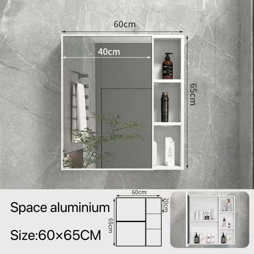 Living room cabinet/bathroom cabinet/ Aluminum Intelligent LED mirror ...