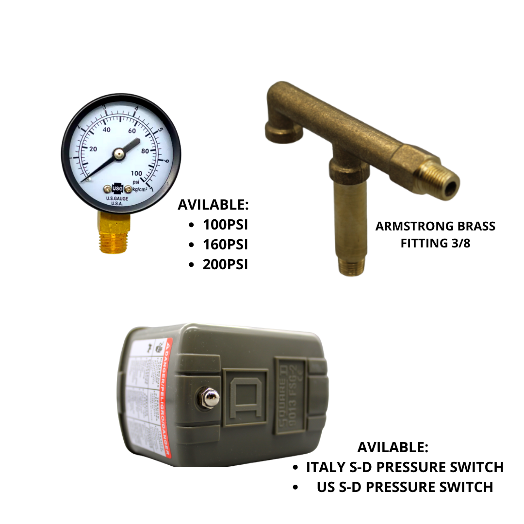 PRESSURE SWITCH SET Italy / US pressure switch Ametek US gauge division