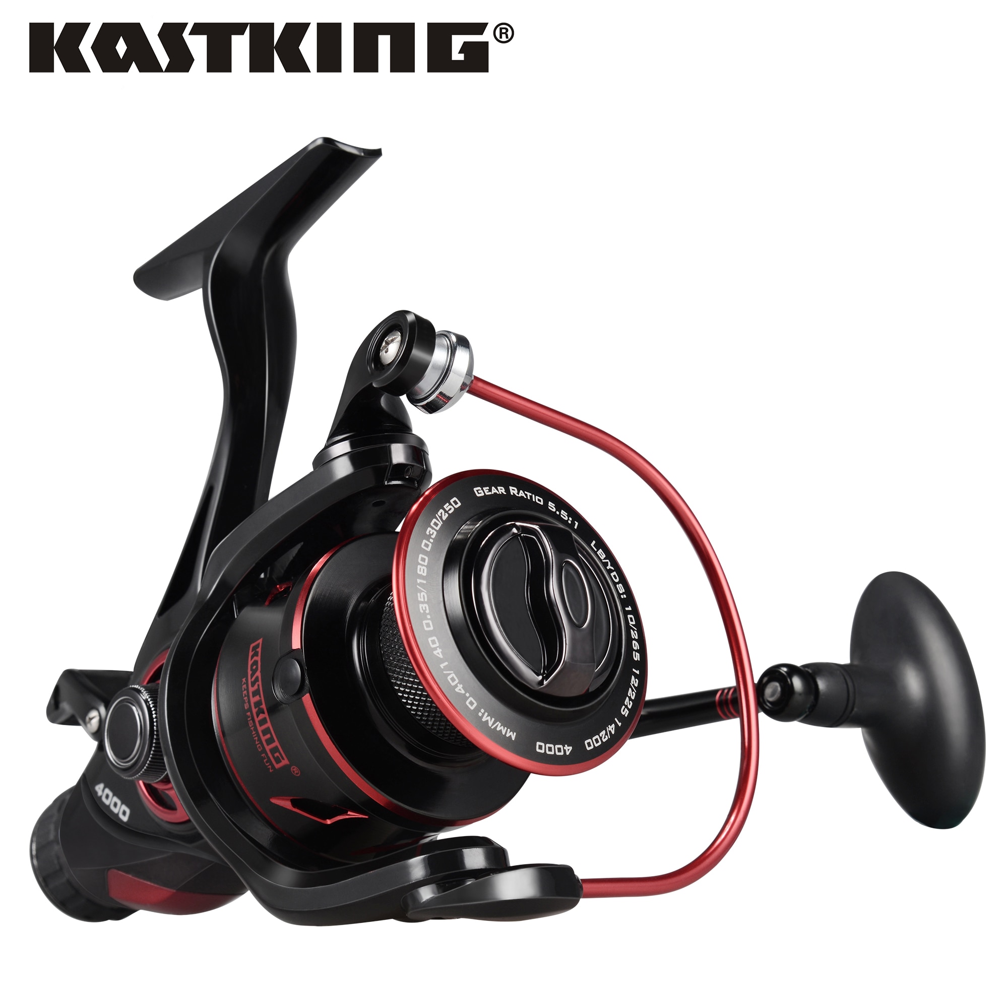 KastKing Brutus Baitcasting Reel Magnetic Braking System 7.2:1 Gear Ratio  5+1 Ball Bearings 8KG Max Drag Fishing Coil