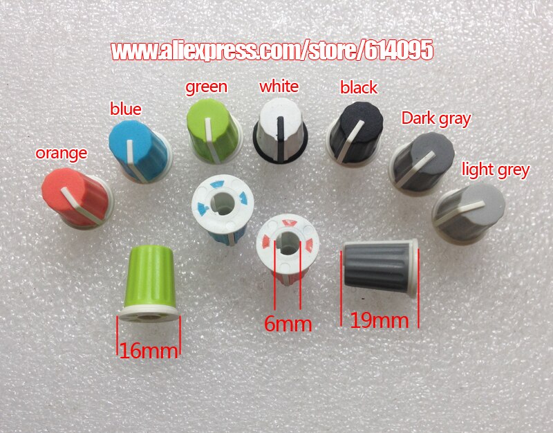 20pcs/lot EQ Cap Equalizer Knob / High School Bass Pot Knob Cap for