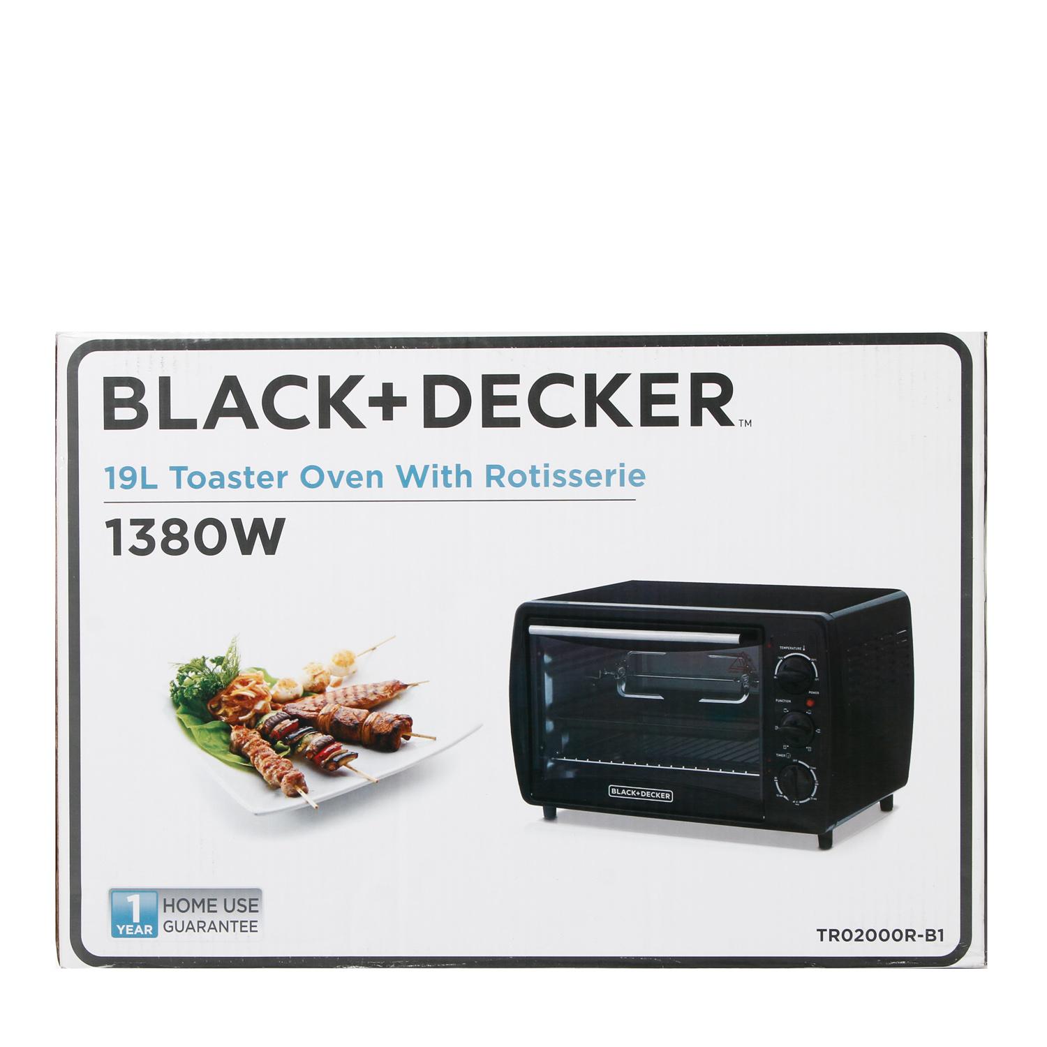 Black & Decker Toaster Oven with Rotisserie 19L review and price
