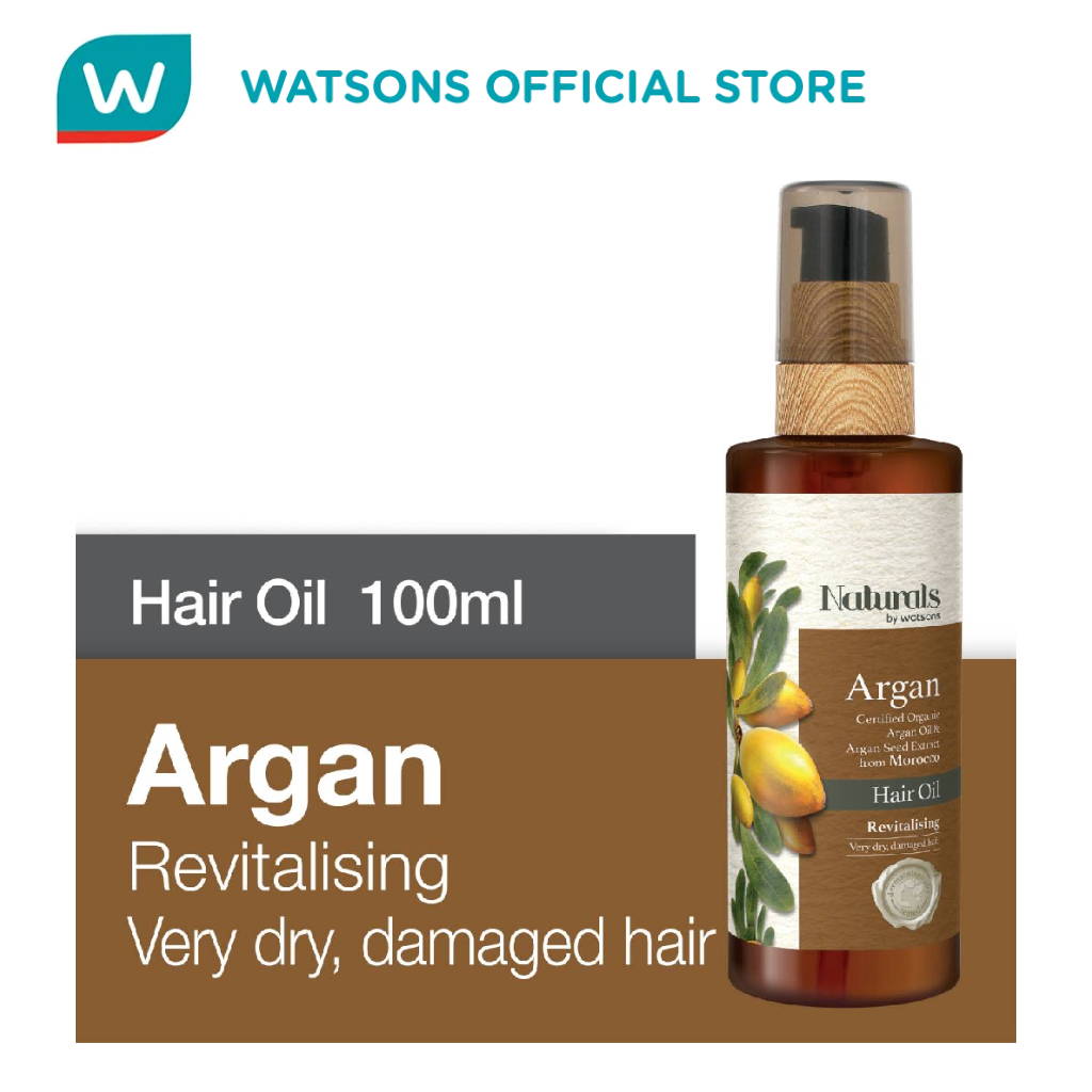 NATURALS BY WATSONS Argan Oil Hair Oil 100ml Lazada PH