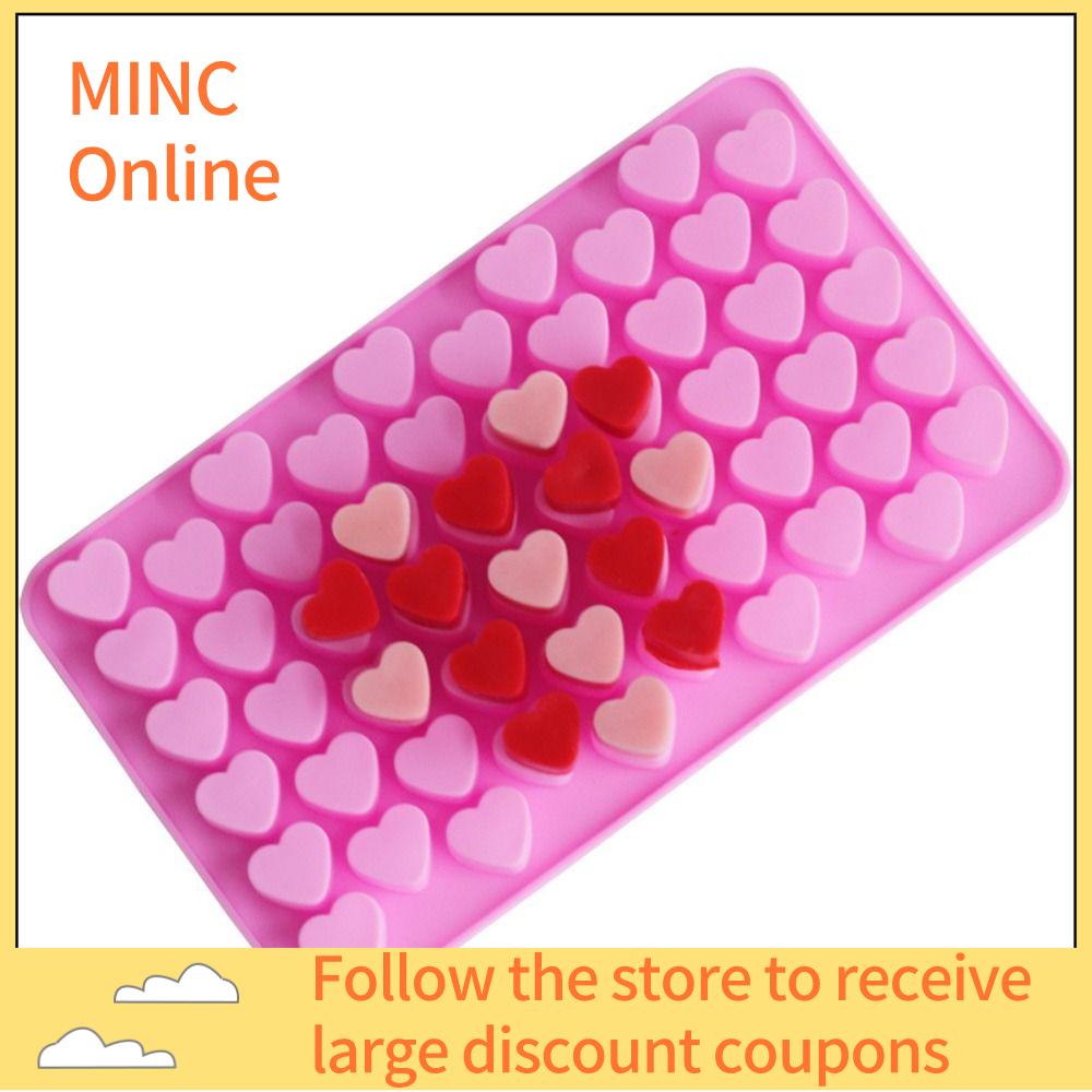 Chocolate Heart Molds Silicone 2pcs Fondant Love Shaped Cake Cake Mould Valentines Heart Molds Silicone Small Circle Cake Pan Small Nonstick Pan for