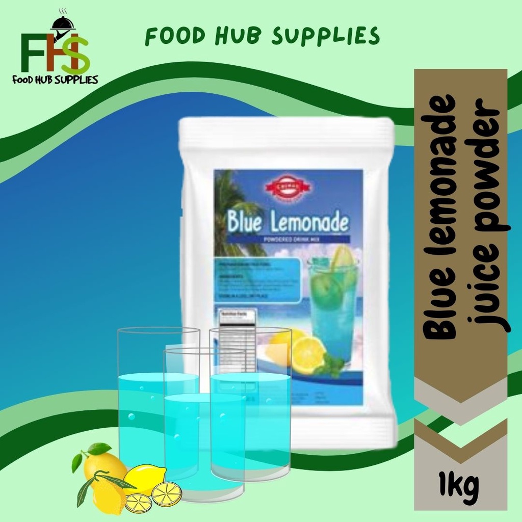 BLUE LEMONADE JUICE POWDER 1kilo chemag Lazada PH