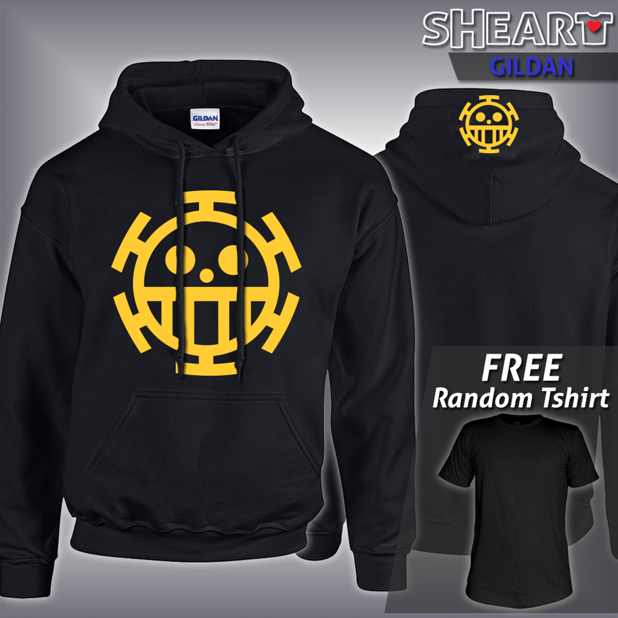 law one piece hoodie