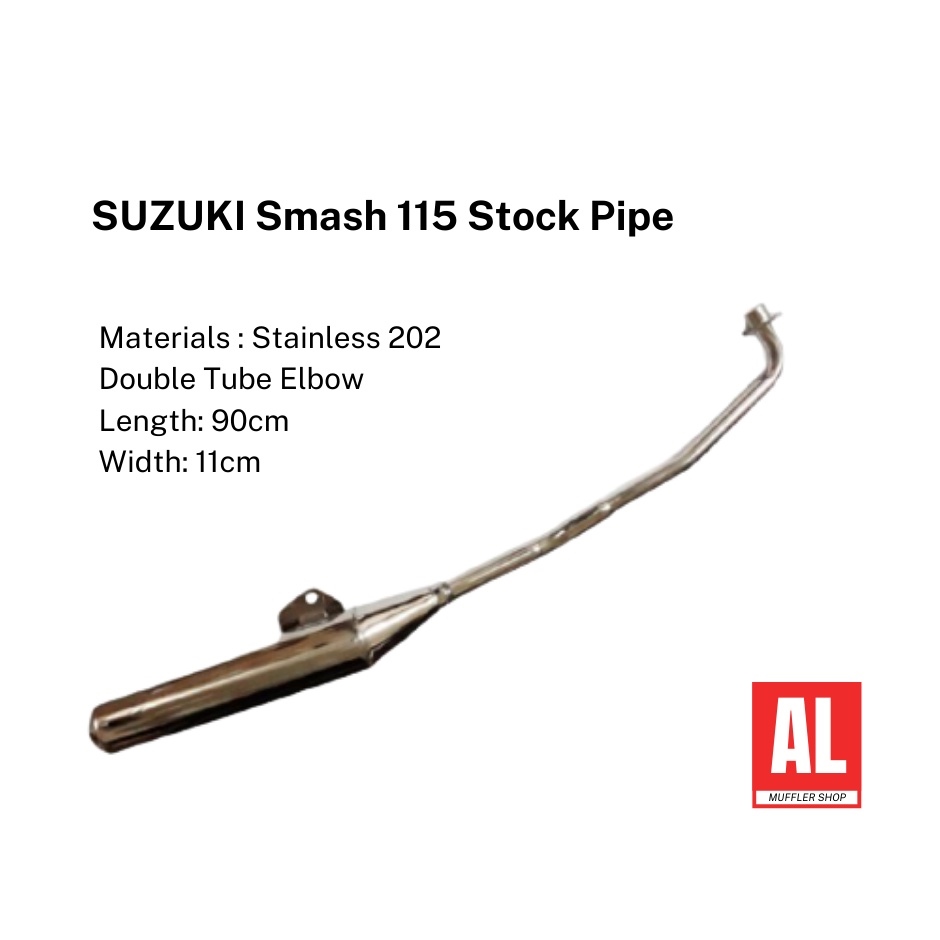 Suzuki Smash 115 Stock Pipe / Smash115 Stock Muffler Lazada PH