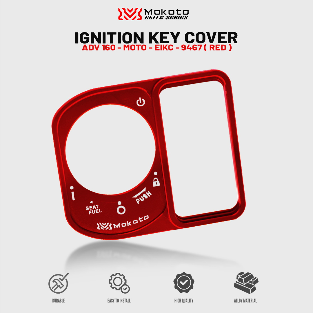 MOKOTO ELITE SERIES ADV 160 KEYLESS IGNITION SWITCH COVER CNC ALLOY