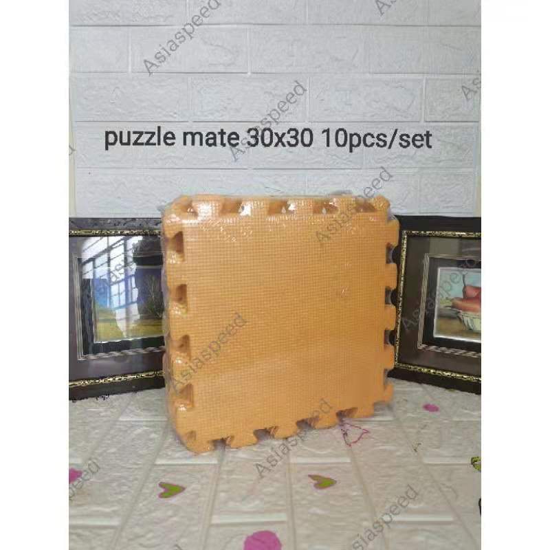 10pcs 30x30x1cm Puzzle Matt Baby Kid Playmat Play Matt Crawling Playmat