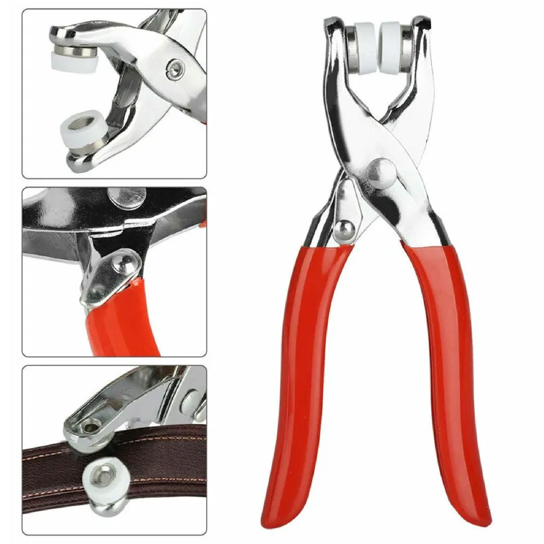 9.5mm Metal Snap Button Tool Kit DIY 100 Set With Fastener Pliers