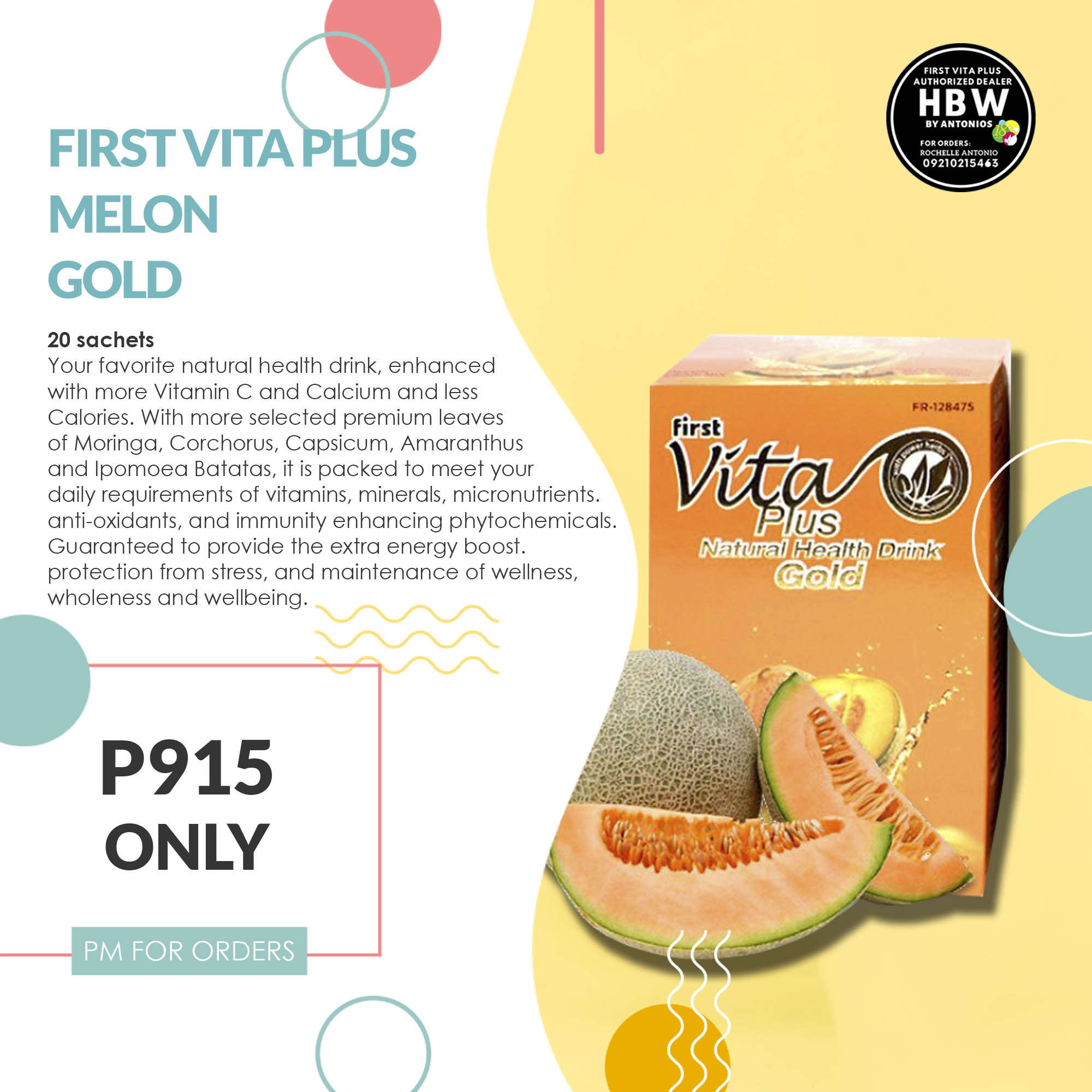 First Vita Plus Melon Gold Lazada PH